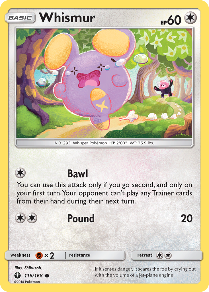 Whismur (116/168) [Sun & Moon: Celestial Storm] | Exor Games Dartmouth