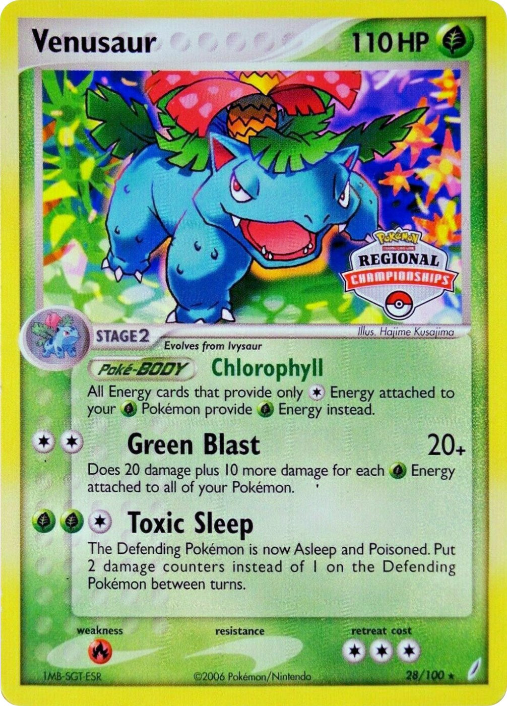 Venusaur (28/100) (Regional Championship Promo) [EX: Crystal Guardians] | Exor Games Dartmouth