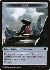 Rock // Spirit Token [Commander Legends Tokens] | Exor Games Dartmouth
