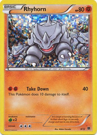 Rhyhorn (8/12) [McDonald's Promos: 2015 Collection] | Exor Games Dartmouth