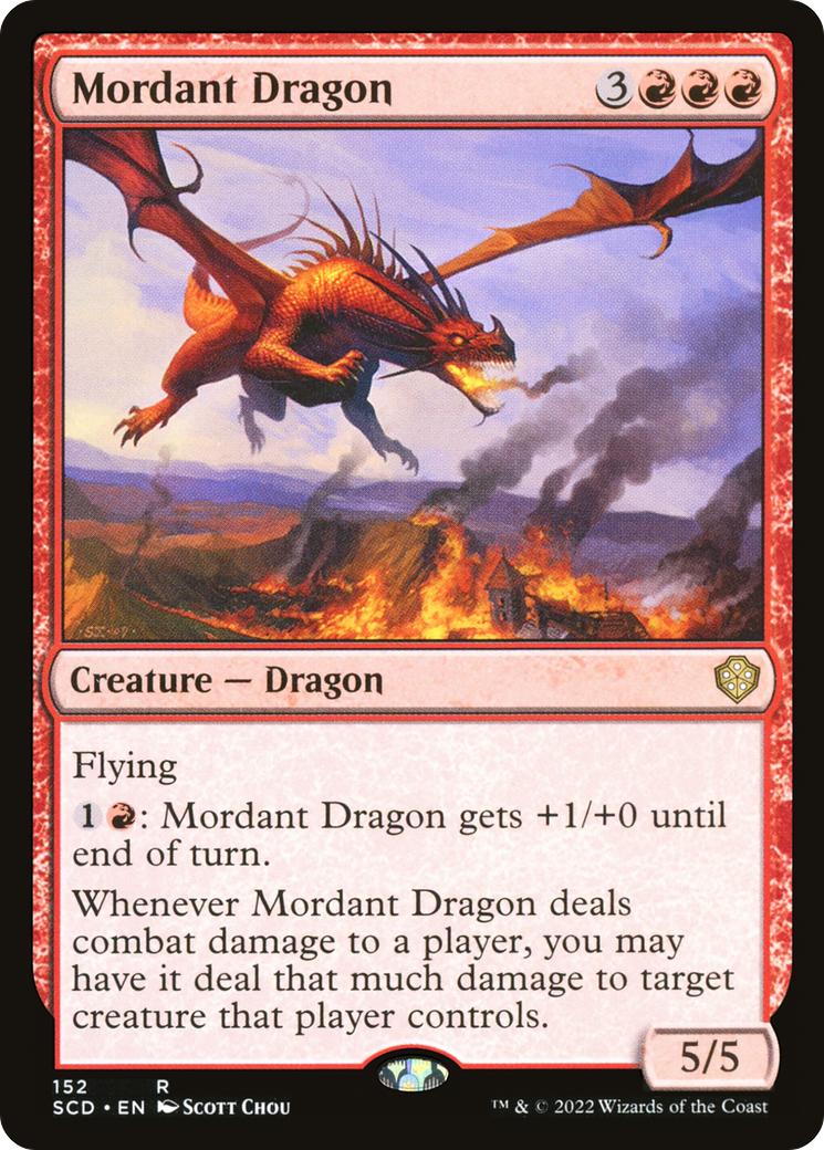 Mordant Dragon [Starter Commander Decks] | Exor Games Dartmouth