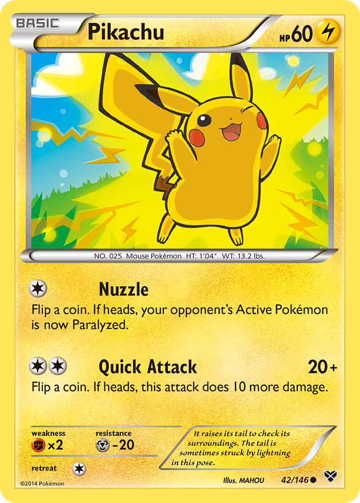 Pikachu (42/146) [XY: Base Set] | Exor Games Dartmouth