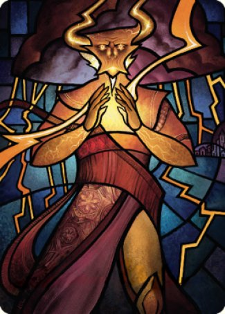 Najal, the Storm Runner Art Card [Dominaria United Art Series] | Exor Games Dartmouth