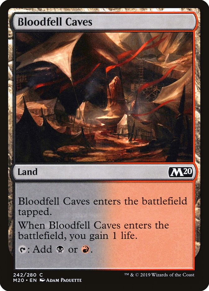 Bloodfell Caves [Core Set 2020] | Exor Games Dartmouth