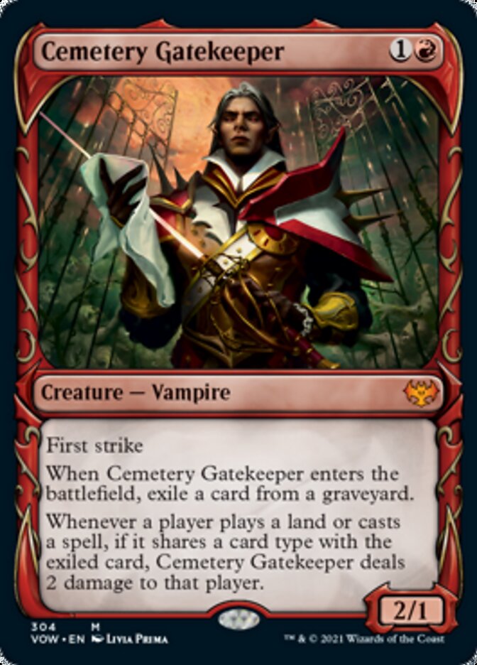 Cemetery Gatekeeper (Showcase Fang Frame) [Innistrad: Crimson Vow] | Exor Games Dartmouth