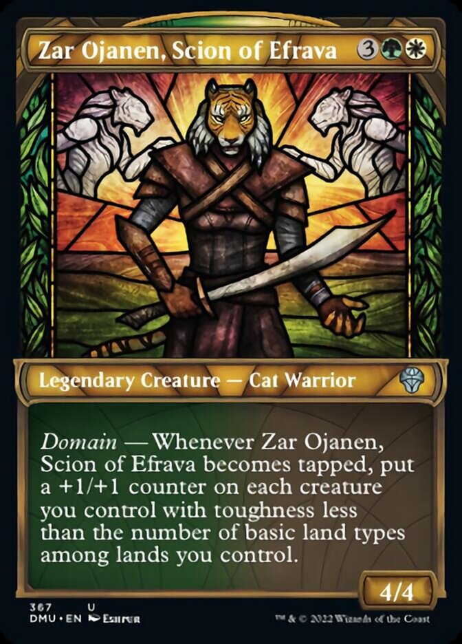 Zar Ojanen, Scion of Efrava (Showcase Textured) [Dominaria United] | Exor Games Dartmouth