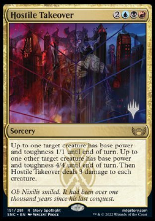 Hostile Takeover (Promo Pack) [Streets of New Capenna Promos] | Exor Games Dartmouth