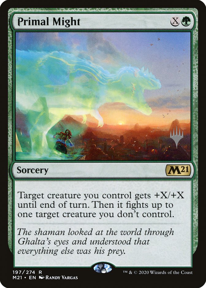 Primal Might (Promo Pack) [Core Set 2021 Promos] | Exor Games Dartmouth