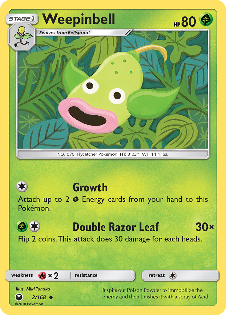 Weepinbell (2/168) [Sun & Moon: Celestial Storm] | Exor Games Dartmouth