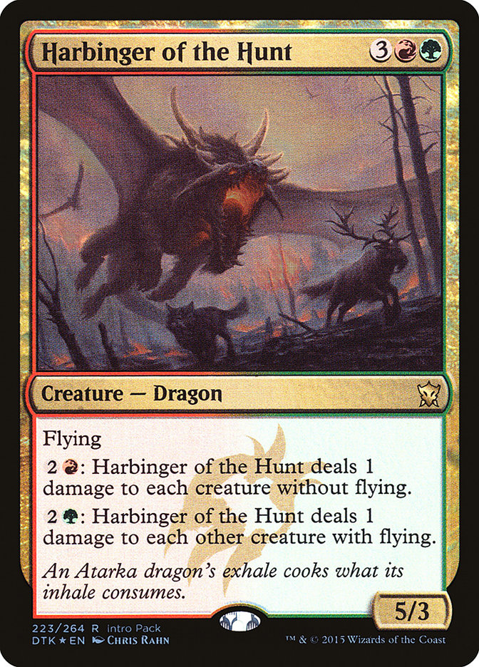 Harbinger of the Hunt (Intro Pack) [Dragons of Tarkir Promos] | Exor Games Dartmouth