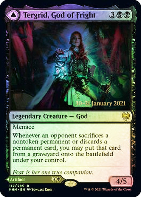 Tergrid, God of Fright // Tergrid's Lantern  [Kaldheim Prerelease Promos] | Exor Games Dartmouth