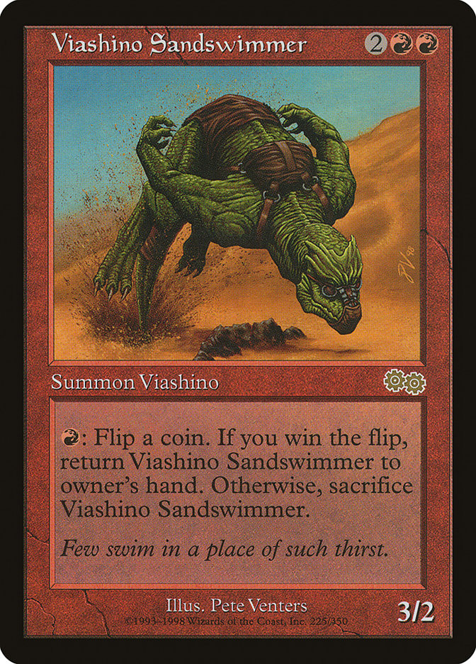 Viashino Sandswimmer [Urza's Saga] | Exor Games Dartmouth