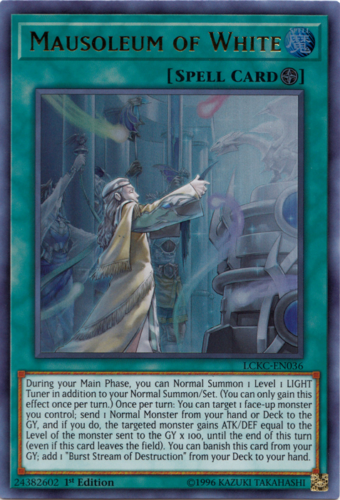 Mausoleum of White [LCKC-EN036] Ultra Rare | Exor Games Dartmouth