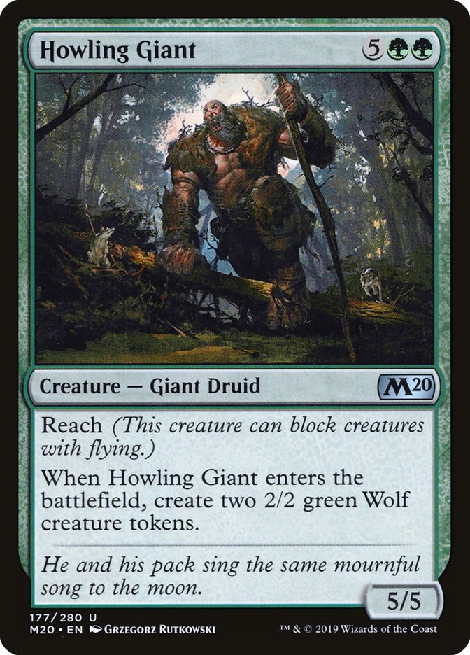 Howling Giant [Core Set 2020] | Exor Games Dartmouth