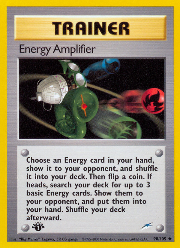 Energy Amplifier (98/105) [Neo Destiny 1st Edition] | Exor Games Dartmouth