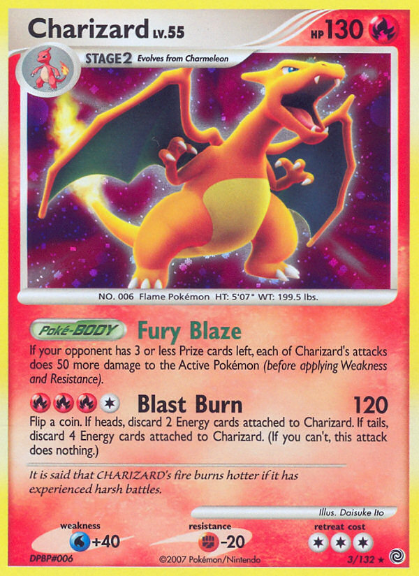 Charizard (3/132) [Diamond & Pearl: Secret Wonders] | Exor Games Dartmouth