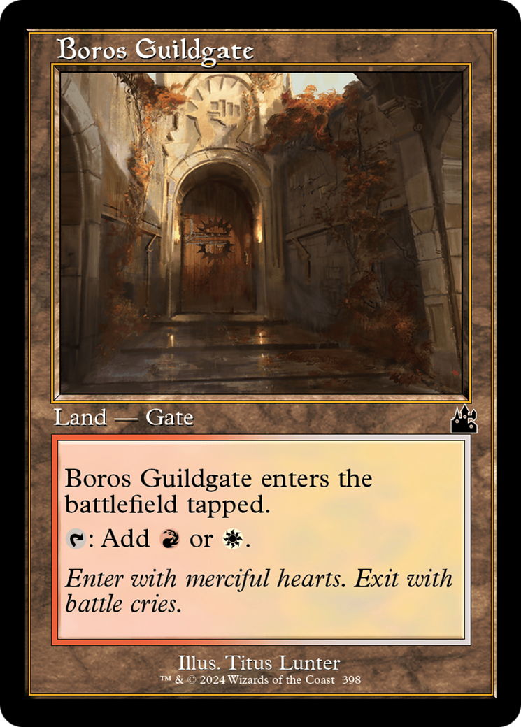 Boros Guildgate (Retro Frame) [Ravnica Remastered] | Exor Games Dartmouth