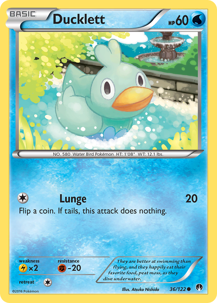 Ducklett (36/122) [XY: BREAKpoint] | Exor Games Dartmouth