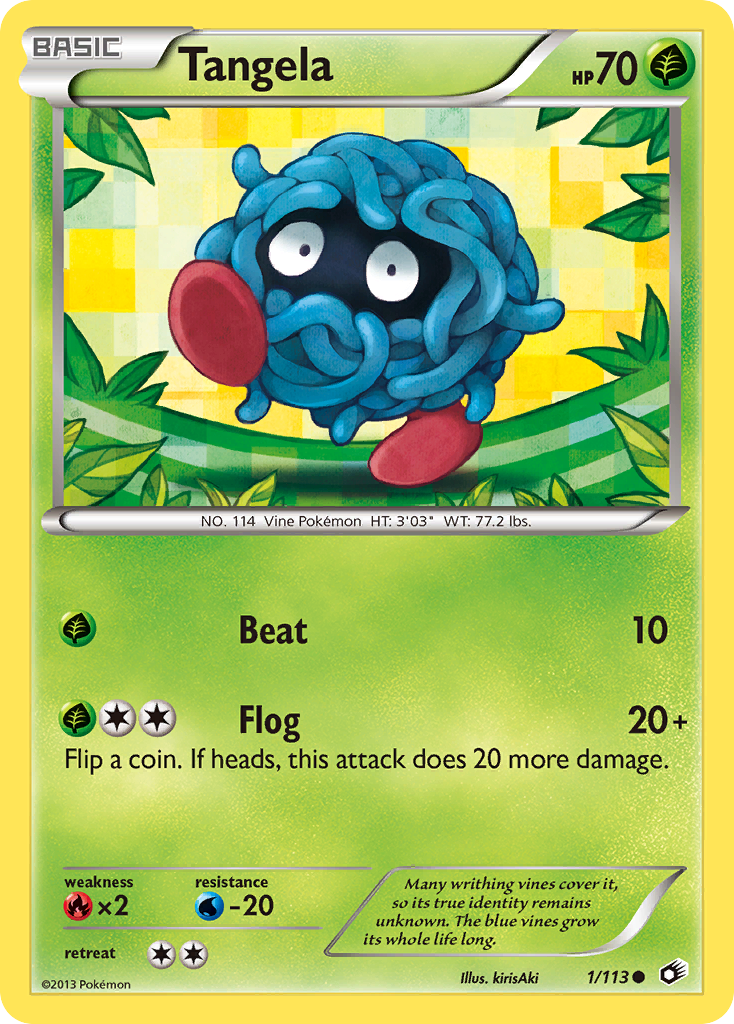 Tangela (1/113) [Black & White: Legendary Treasures] | Exor Games Dartmouth