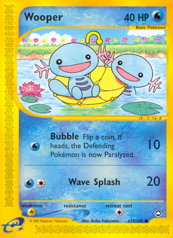 Wooper (117/147) [Aquapolis] | Exor Games Dartmouth