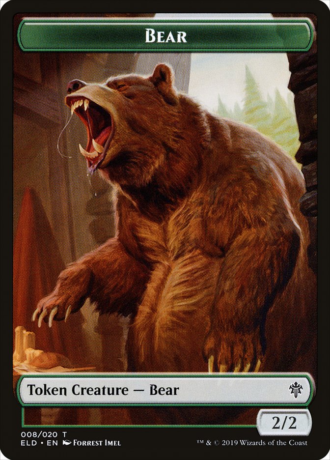 Bear [Throne of Eldraine Tokens] | Exor Games Dartmouth