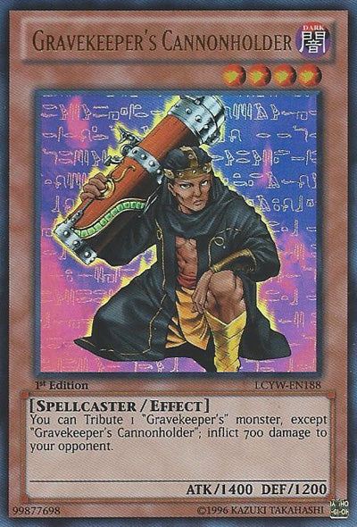 Gravekeeper's Cannonholder [LCYW-EN188] Ultra Rare | Exor Games Dartmouth