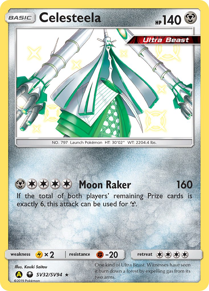 Celesteela (SV32/SV94) [Sun & Moon: Hidden Fates - Shiny Vault] | Exor Games Dartmouth