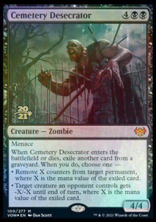 Cemetery Desecrator [Innistrad: Crimson Vow Prerelease Promos] | Exor Games Dartmouth