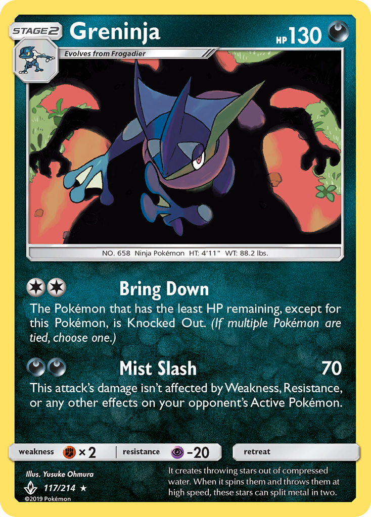 Greninja (117/214) [Sun & Moon: Unbroken Bonds] | Exor Games Dartmouth