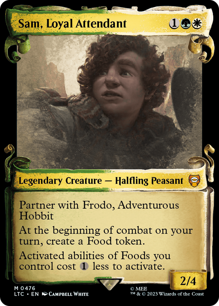 Sam, Loyal Attendant [The Lord of the Rings: Tales of Middle-Earth Commander Showcase Scrolls] | Exor Games Dartmouth
