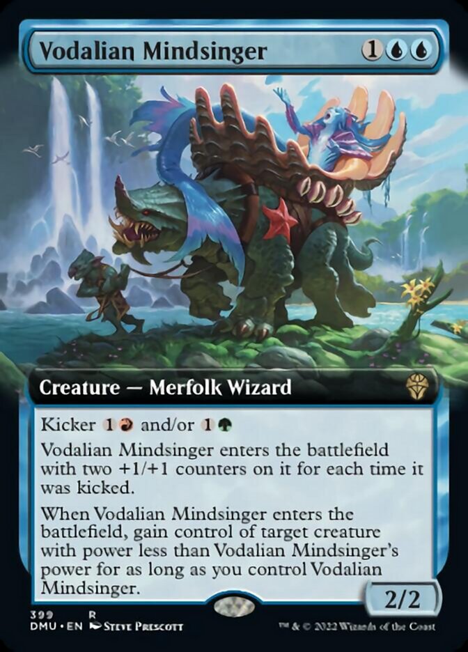 Vodalian Mindsinger (Extended Art) [Dominaria United] | Exor Games Dartmouth