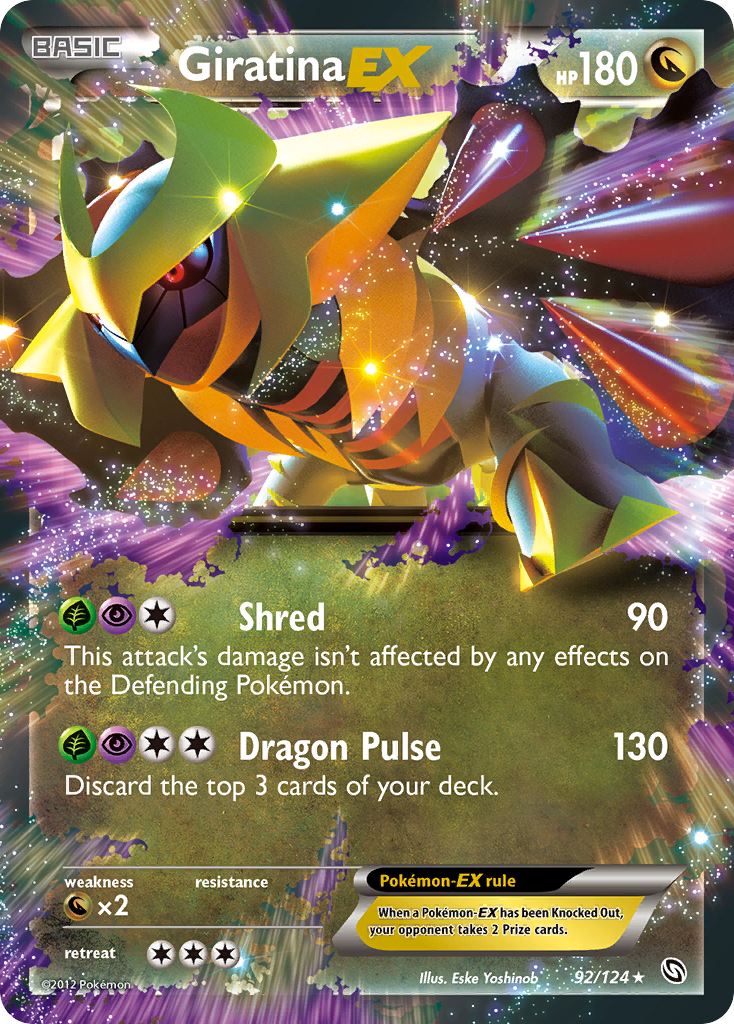 Giratina EX (92/124) [Black & White: Dragons Exalted] | Exor Games Dartmouth