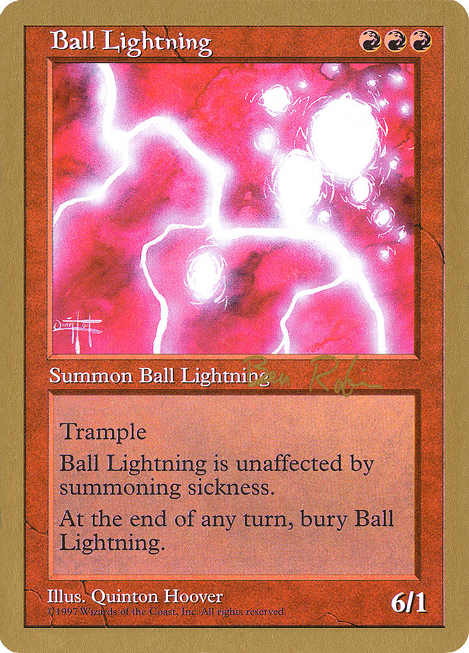 Ball Lightning (Ben Rubin) [World Championship Decks 1998] | Exor Games Dartmouth