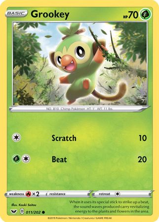 Grookey (011/202) (Premium Collection) [Sword & Shield: Base Set] | Exor Games Dartmouth