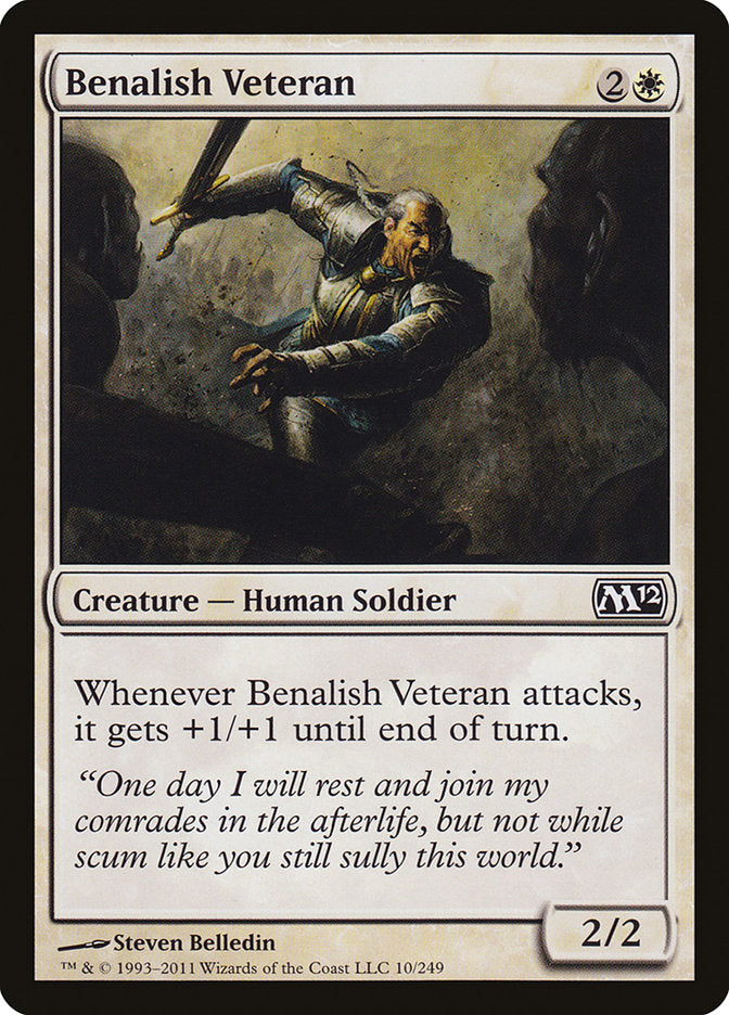 Benalish Veteran [Magic 2012] | Exor Games Dartmouth