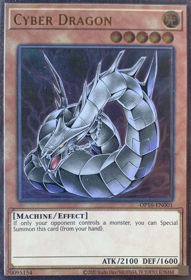 Cyber Dragon [OP16-EN001] Ultimate Rare | Exor Games Dartmouth