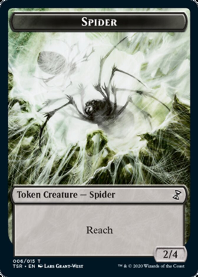 Spider Token [Time Spiral Remastered Tokens] | Exor Games Dartmouth