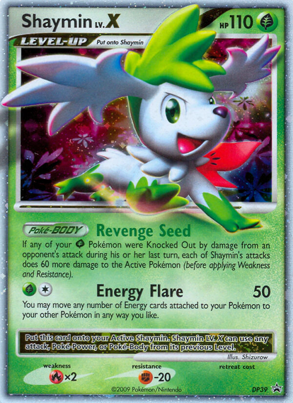 Shaymin LV.X (DP39) [Diamond & Pearl: Black Star Promos] | Exor Games Dartmouth