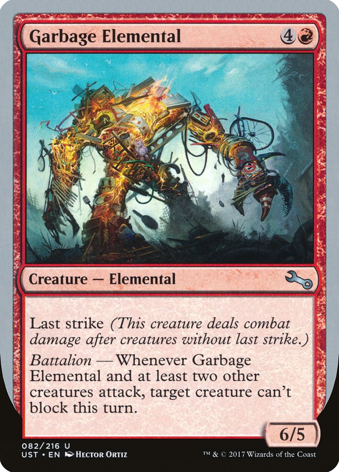 Garbage Elemental (6/5 Creature) [Unstable] | Exor Games Dartmouth