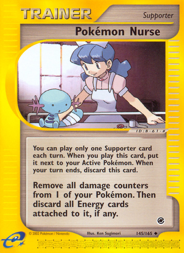 Pokemon Nurse (145/165) [Expedition: Base Set] | Exor Games Dartmouth