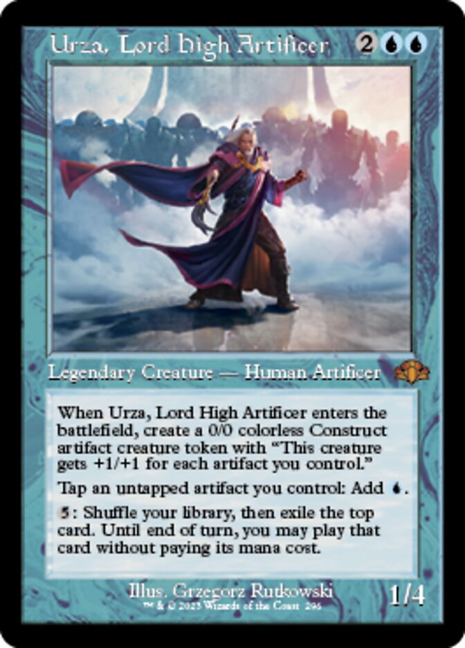 Urza, Lord High Artificer (Retro) [Dominaria Remastered] | Exor Games Dartmouth