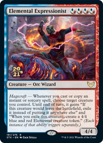 Elemental Expressionist [Strixhaven: School of Mages Prerelease Promos] | Exor Games Dartmouth