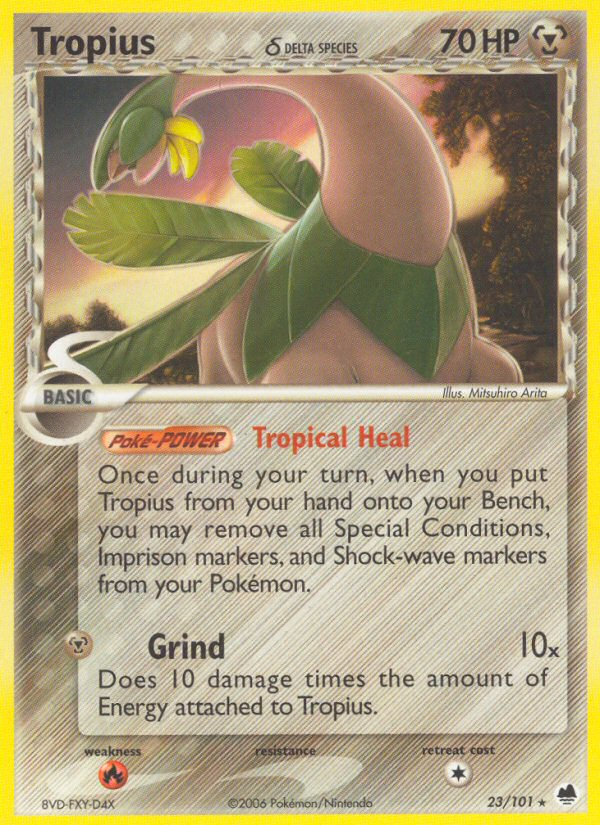 Tropius (23/101) (Delta Species) [EX: Dragon Frontiers] | Exor Games Dartmouth