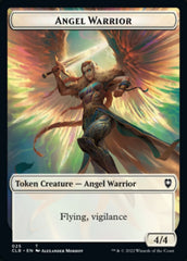 Kor Warrior // Angel Warrior Double-sided Token [Commander Legends: Battle for Baldur's Gate Tokens] | Exor Games Dartmouth