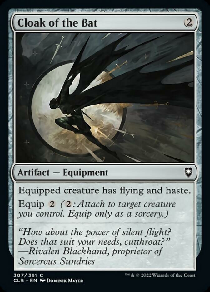 Cloak of the Bat [Commander Legends: Battle for Baldur's Gate] | Exor Games Dartmouth