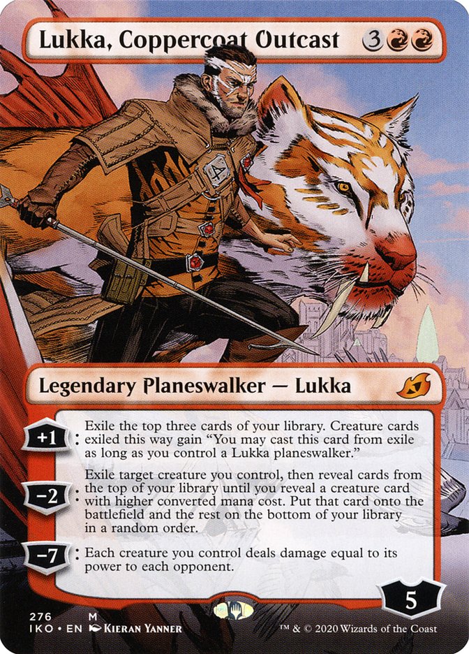 Lukka, Coppercoat Outcast (Borderless) [Ikoria: Lair of Behemoths] | Exor Games Dartmouth