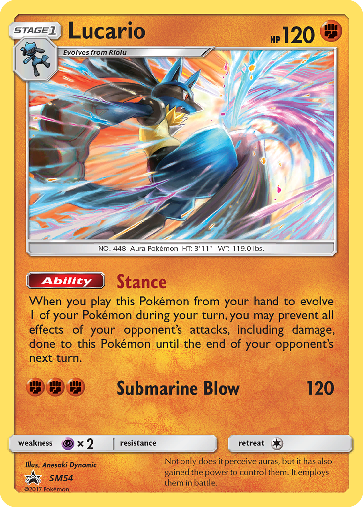 Lucario (SM54) [Sun & Moon: Black Star Promos] | Exor Games Dartmouth