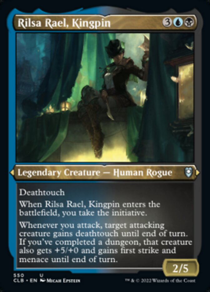 Rilsa Rael, Kingpin (Foil Etched) [Commander Legends: Battle for Baldur's Gate] | Exor Games Dartmouth