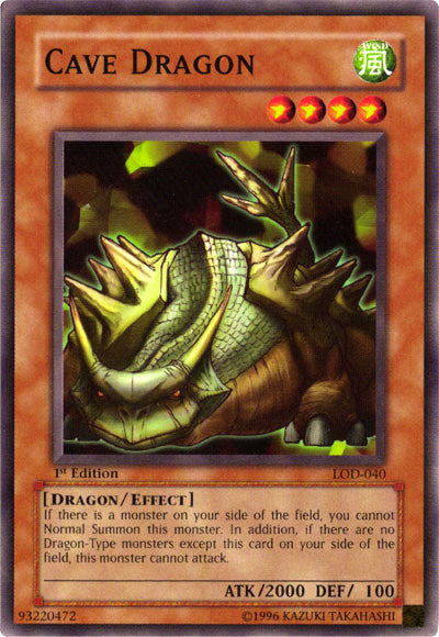 Cave Dragon [LOD-040] Common | Exor Games Dartmouth