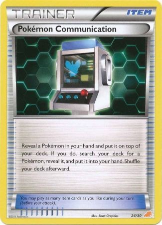 Pokemon Communication (24/30) [Black & White: Trainer Kit - Excadrill] | Exor Games Dartmouth